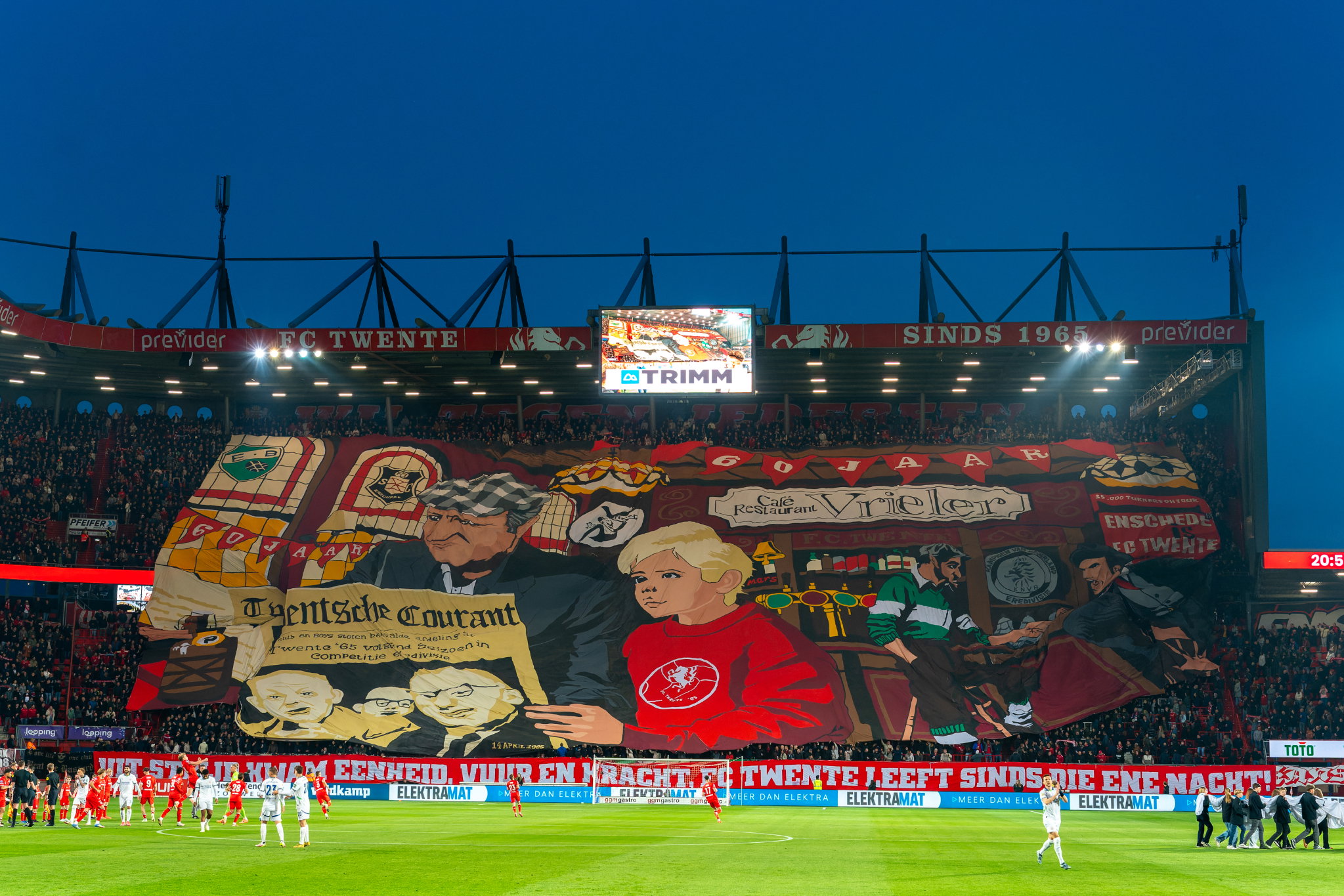Sfeeractie Vak-P voor FC Twente - PSV