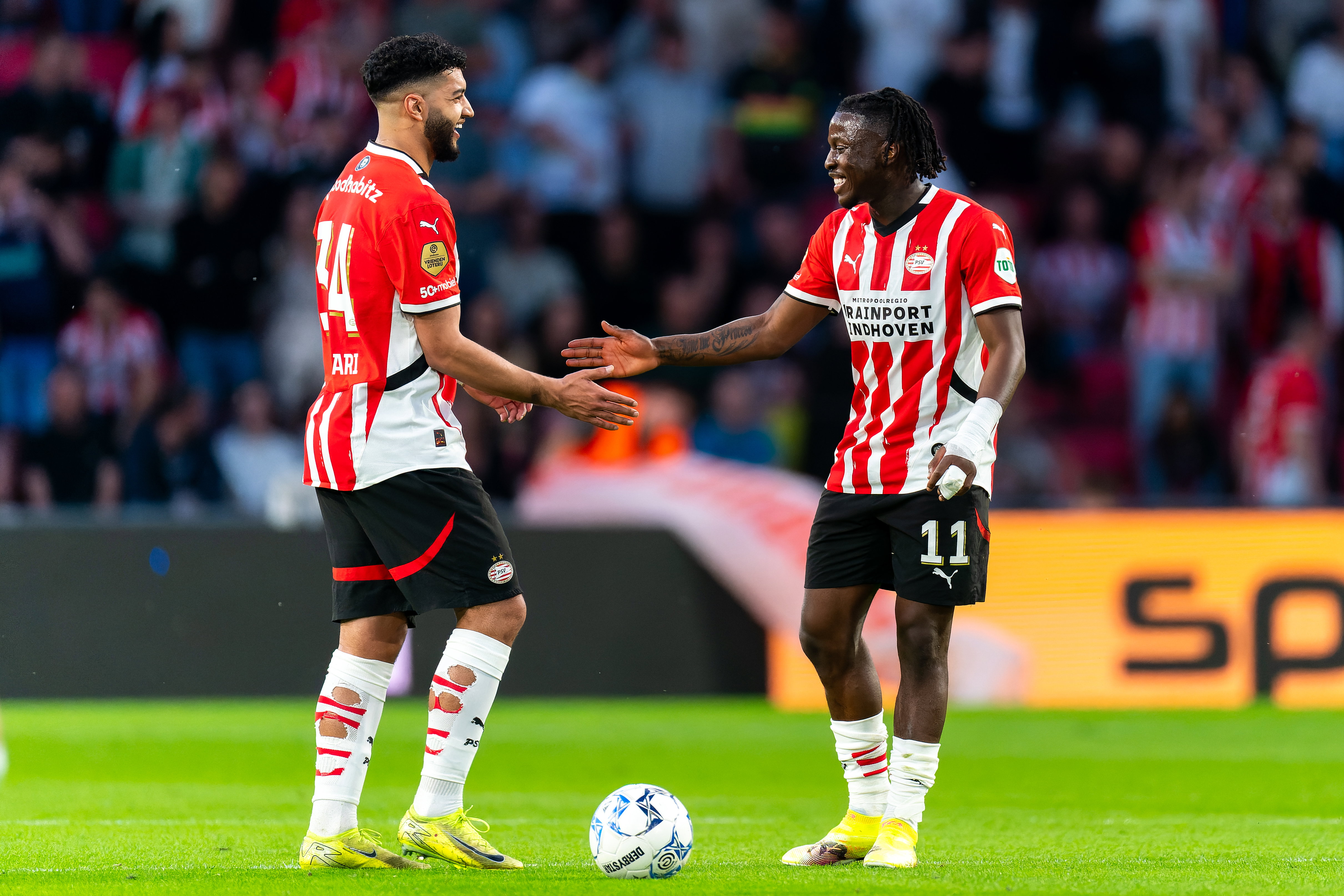 Ismael Saibari en Johan Bakayoko