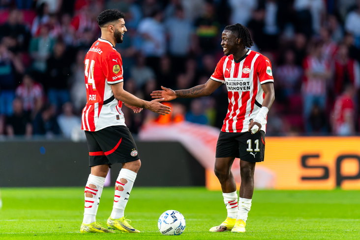 Ismael Saibari en Johan Bakayoko