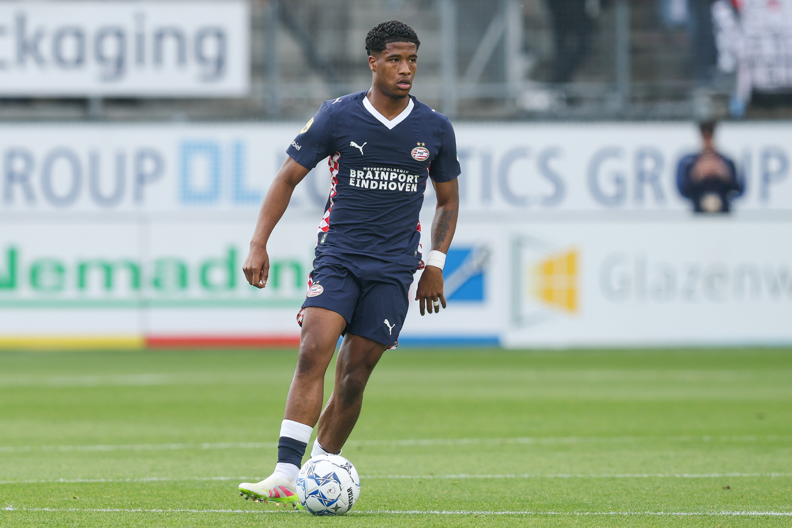 Ryan Flamingo in de kampioenswedstrijd van PSV