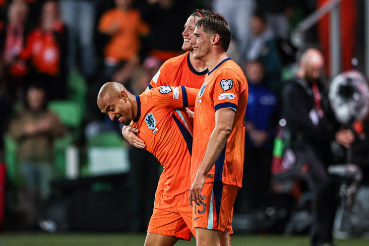 Wout Weghorst, Donyell Malen en Micky van de Ven