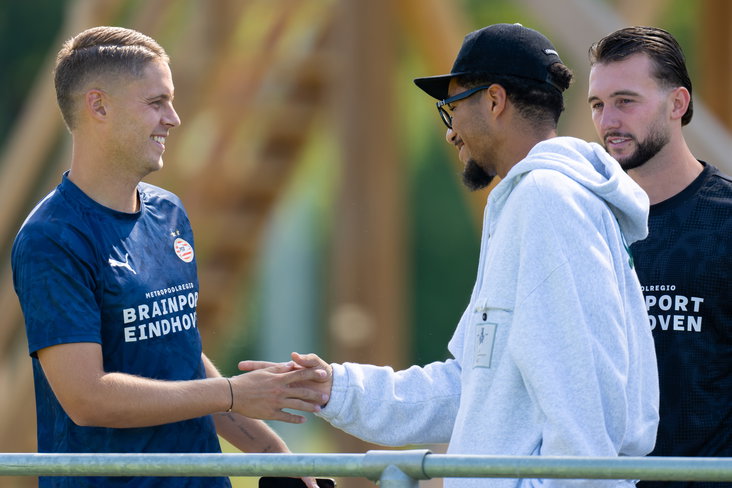 Joey Veerman, Malik Tillman en Joël Drommel