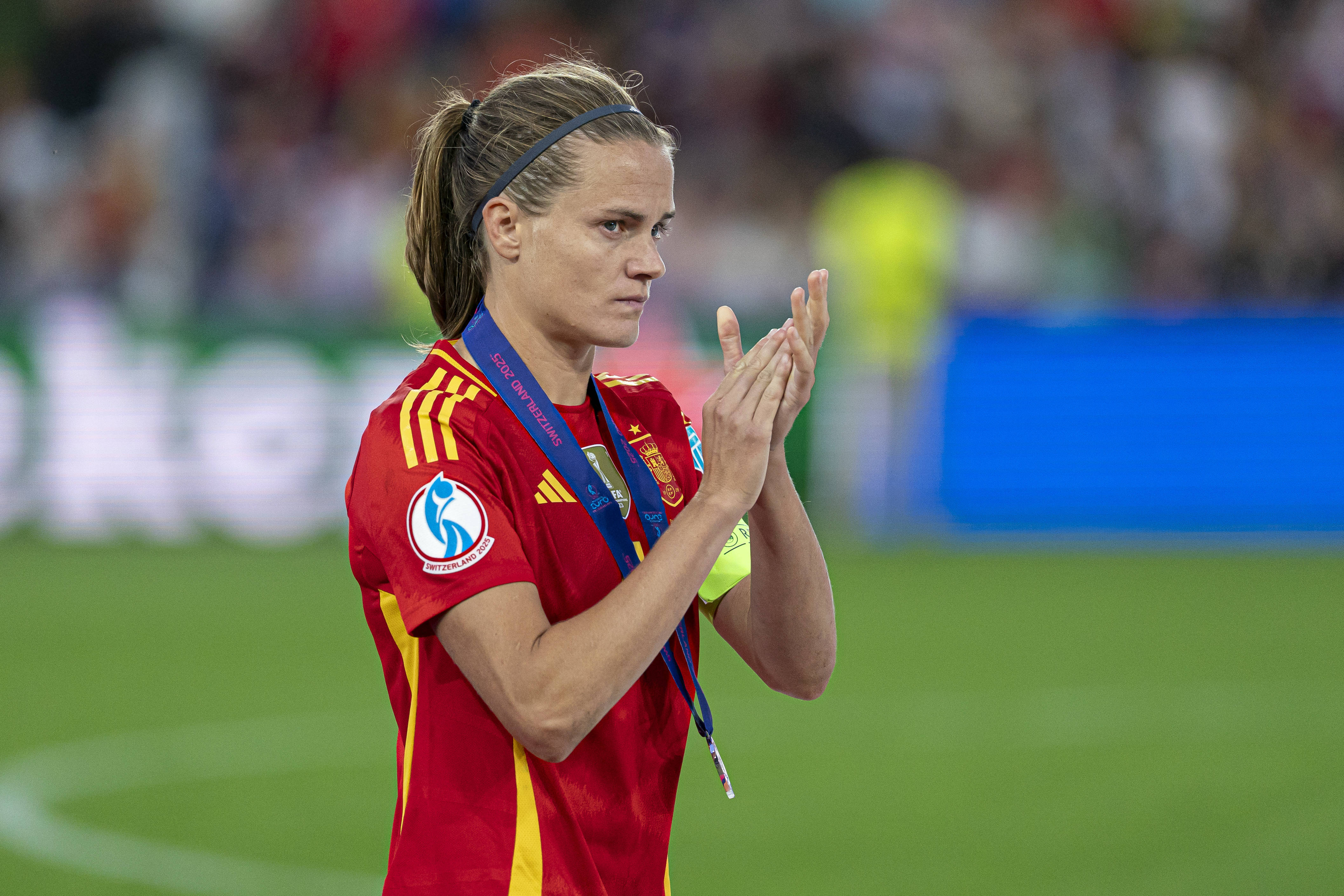 Irene Paredes na de verloren EK-finale