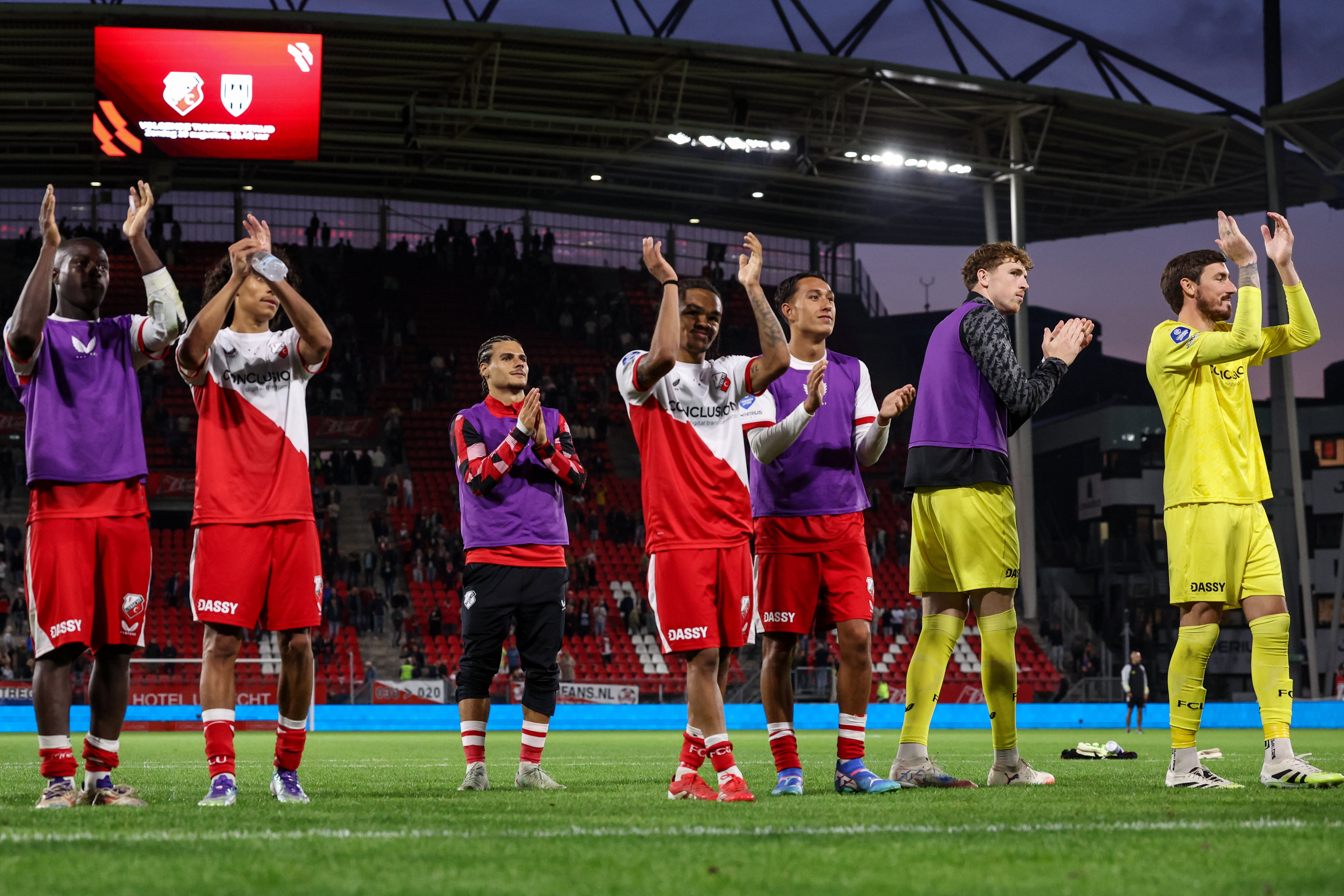 FC Utrecht viert een Europese overwinning