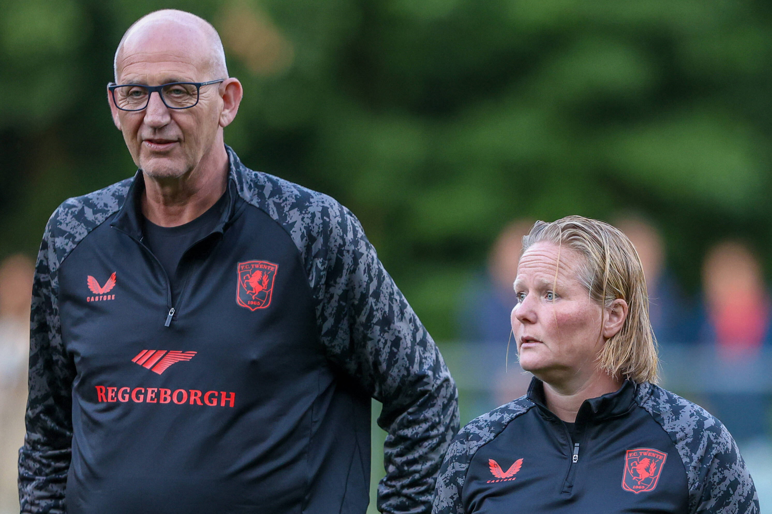 Dennis van den Ing en Corina Dekker bij FC Twente