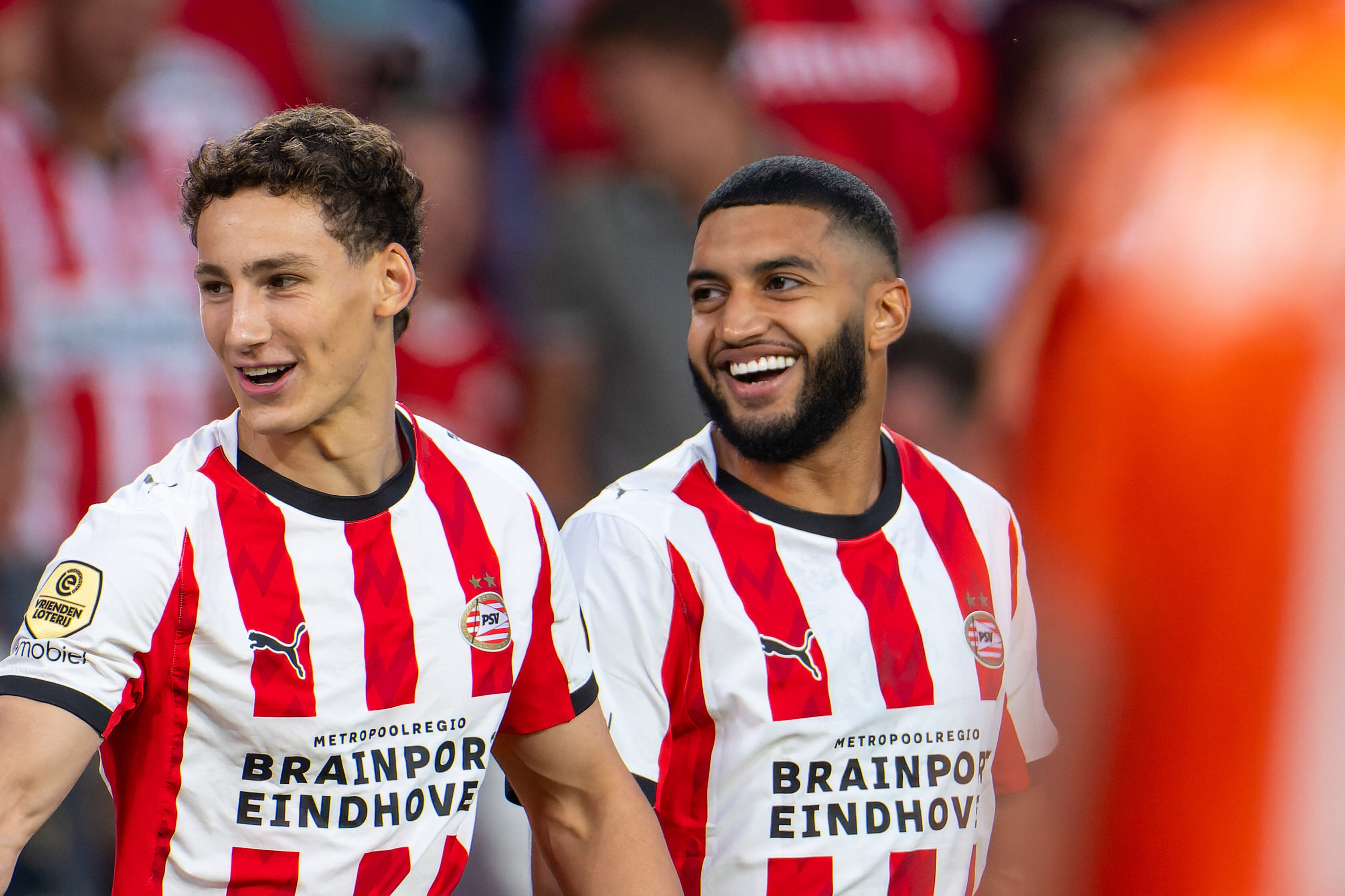 Ruben van Bommel en Ismael Saibari