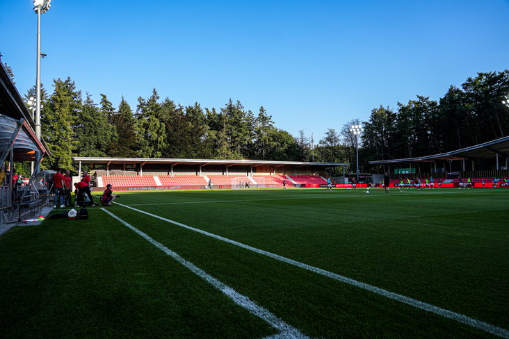 Het nieuwe stadion op PSV Campus De Herdgang