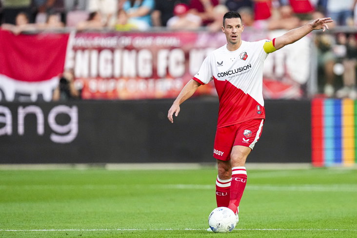 Nick Viergever tegen Servette FC