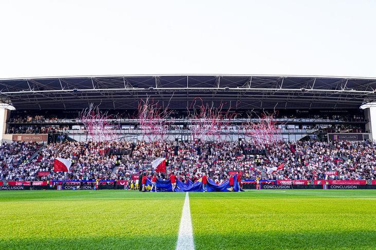 Stadion Galgenwaard voor een Europees duel