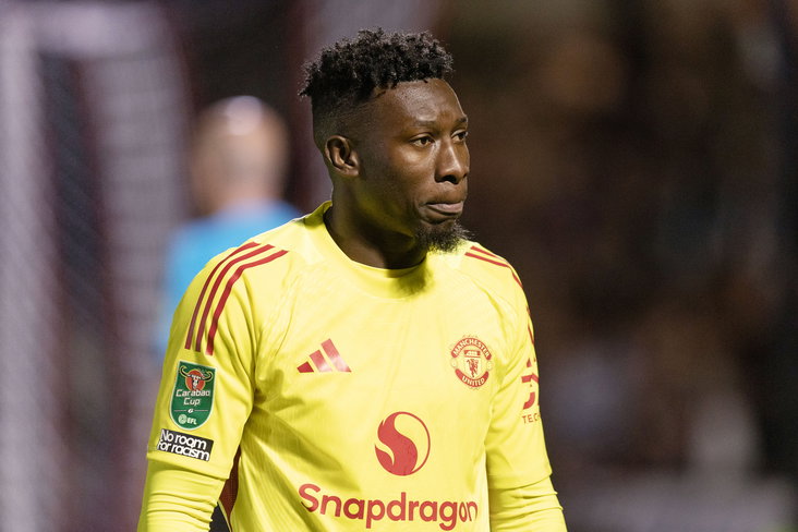 André Onana baalt bij Manchester United