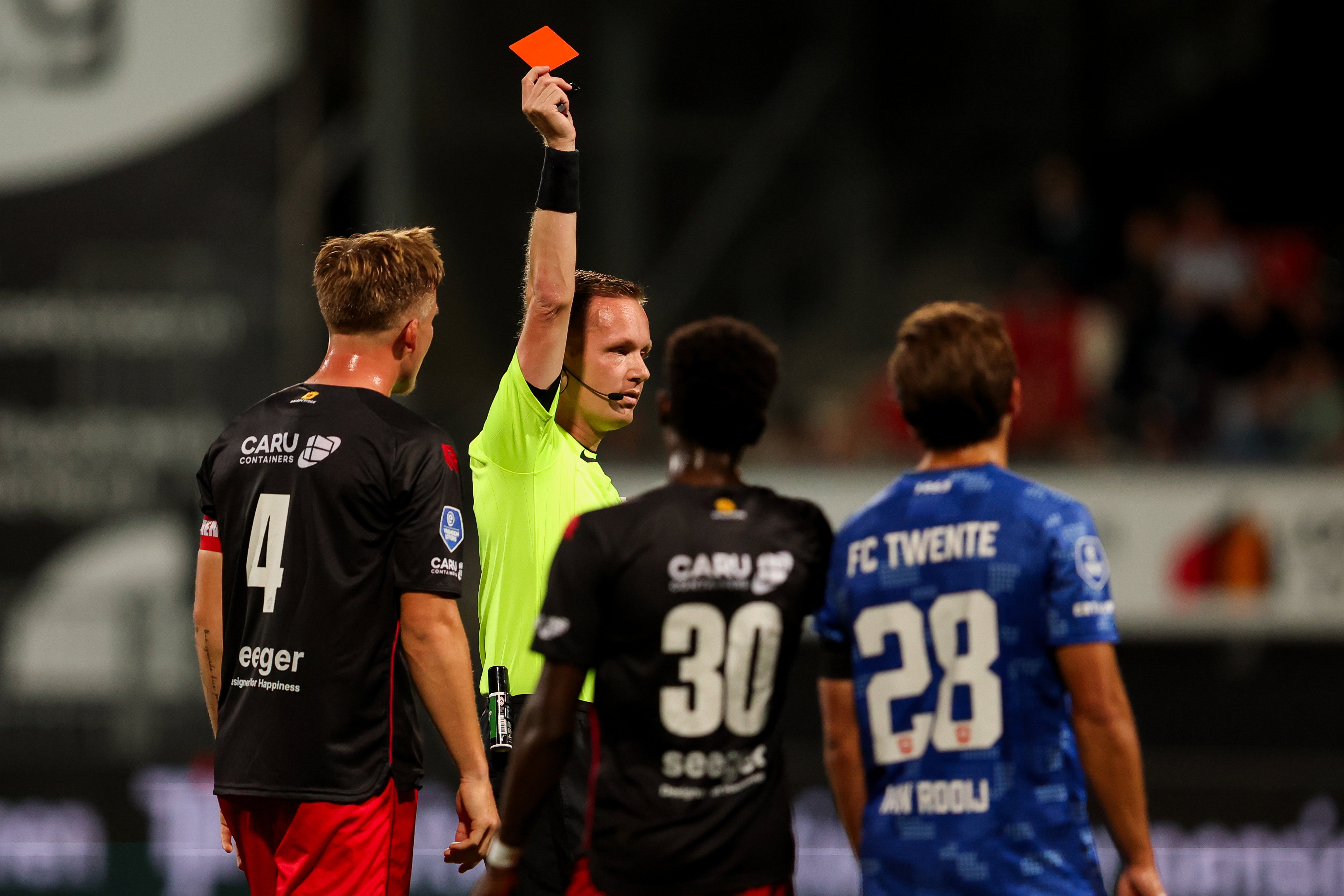 Stan Henderikx krijgt rood bij Excelsior - FC Twente