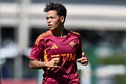 Samantha van Diemen in actie namens AS Roma