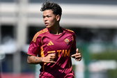 Samantha van Diemen in actie namens AS Roma