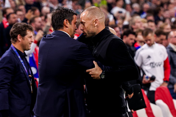 Cristian Chivu en John Heitinga