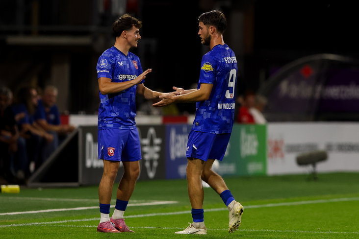 Taylor Booth en Ricky van Wolfswinkel