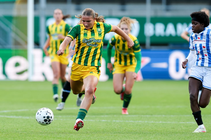 Floortje Bol in actie namens ADO Den Haag