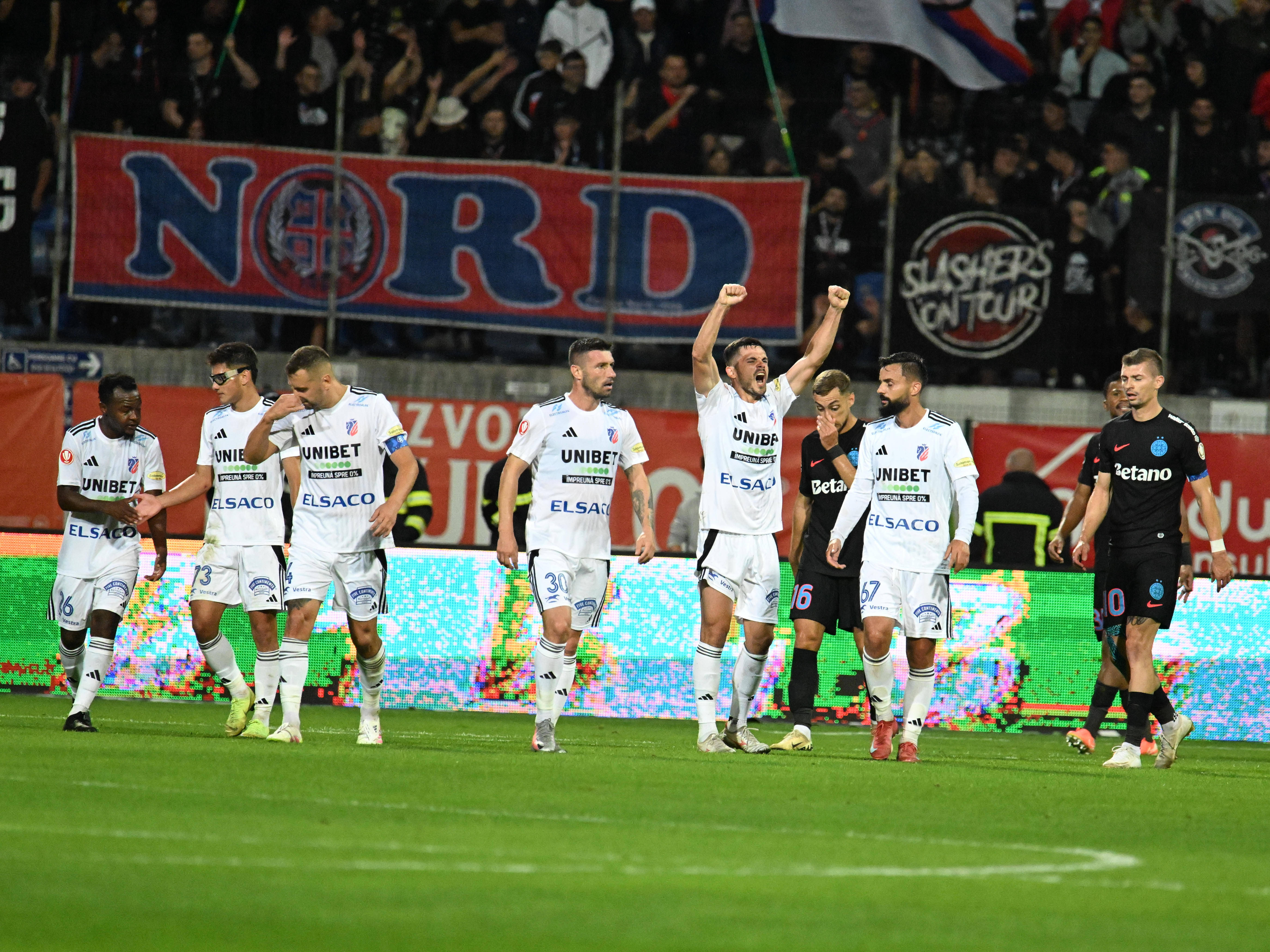 FC Botosani viert een doelpunt