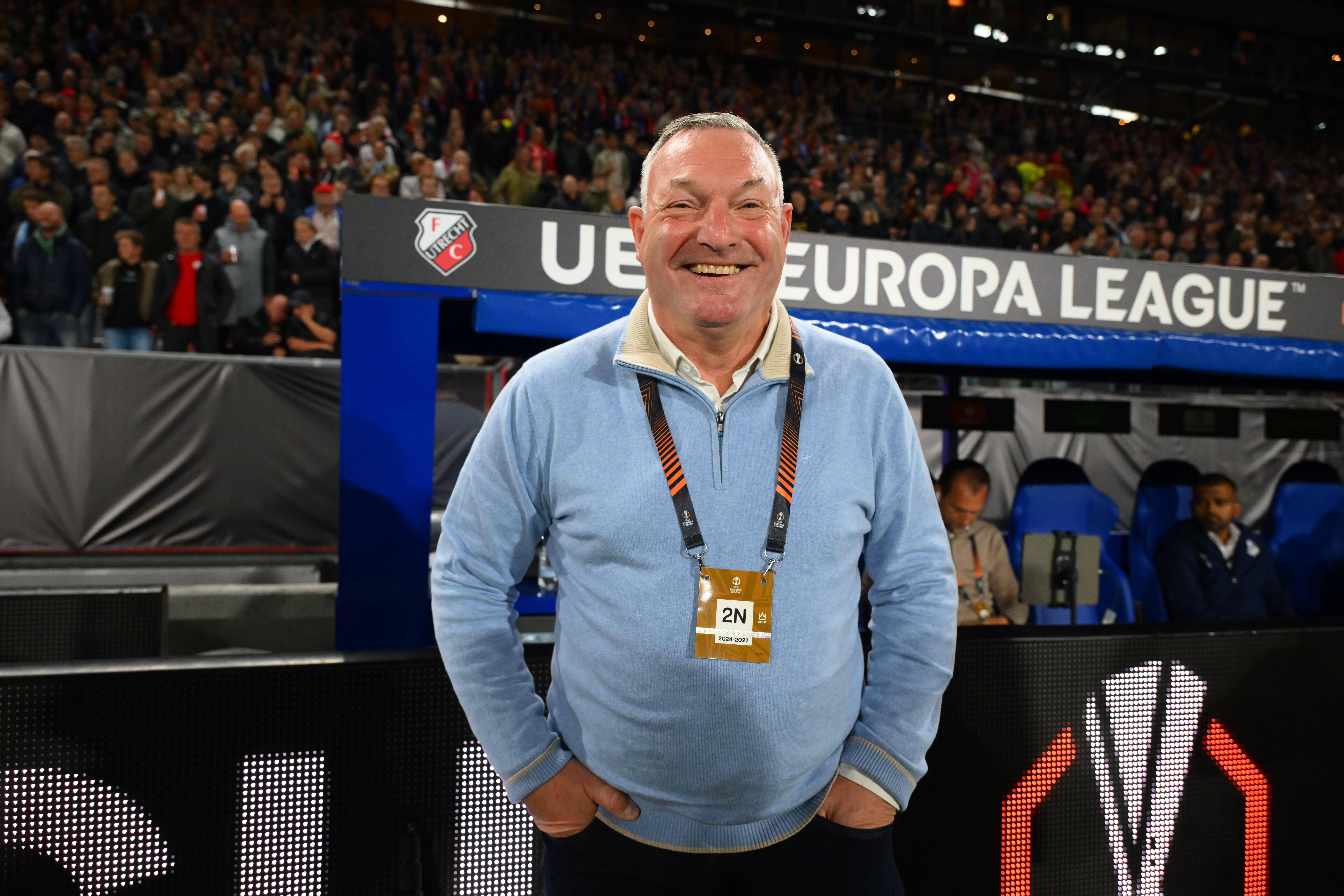 Ron Jans voor een Europa League-duel