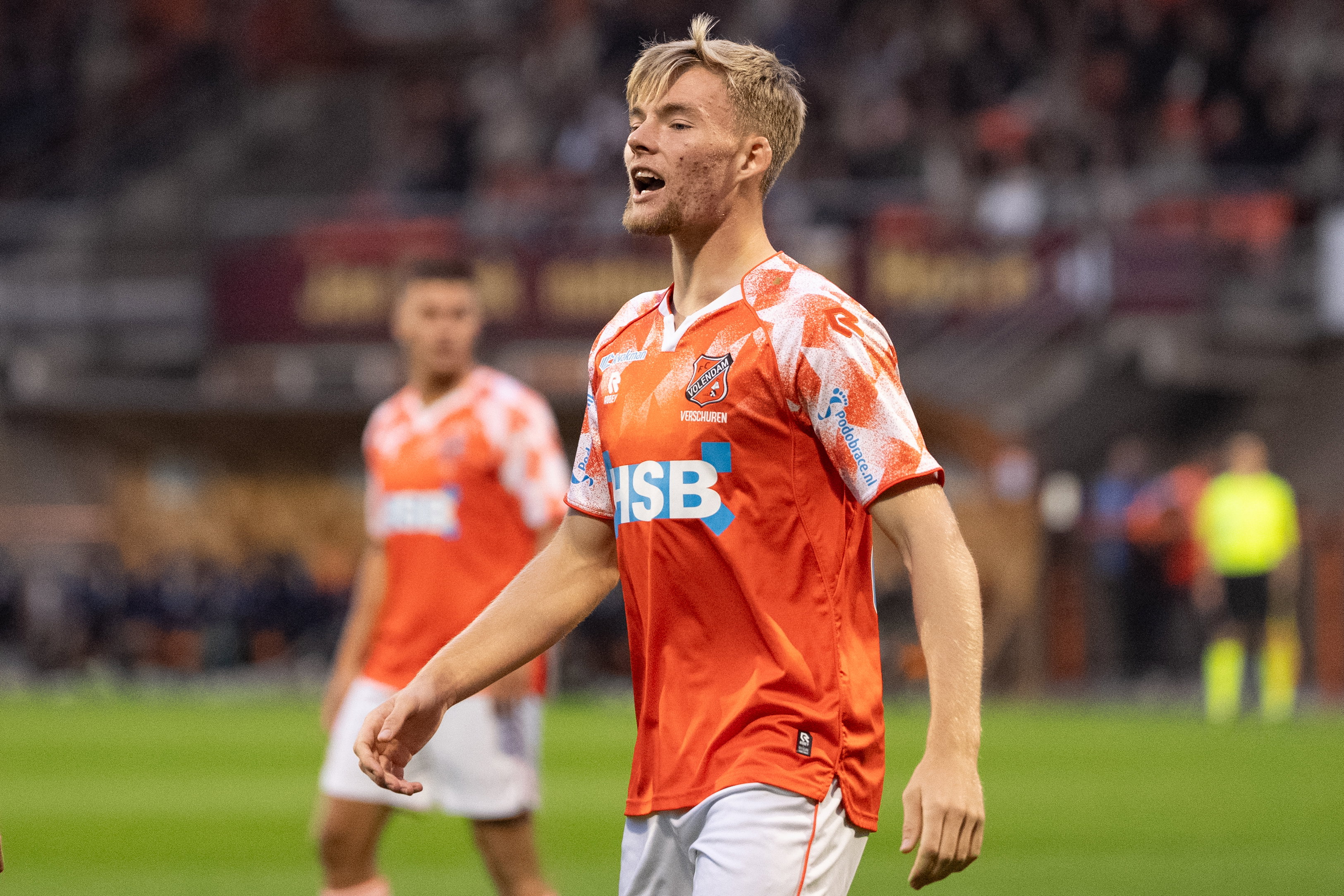 Nick Verschuren in het shirt van FC Volendam