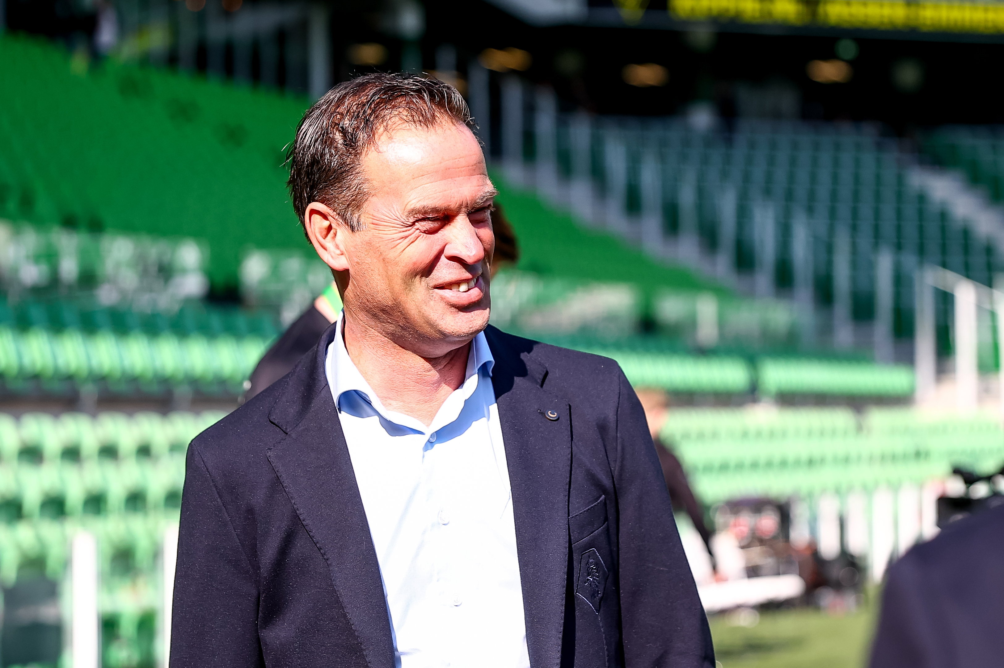 Een lachende Bas Nijhuis