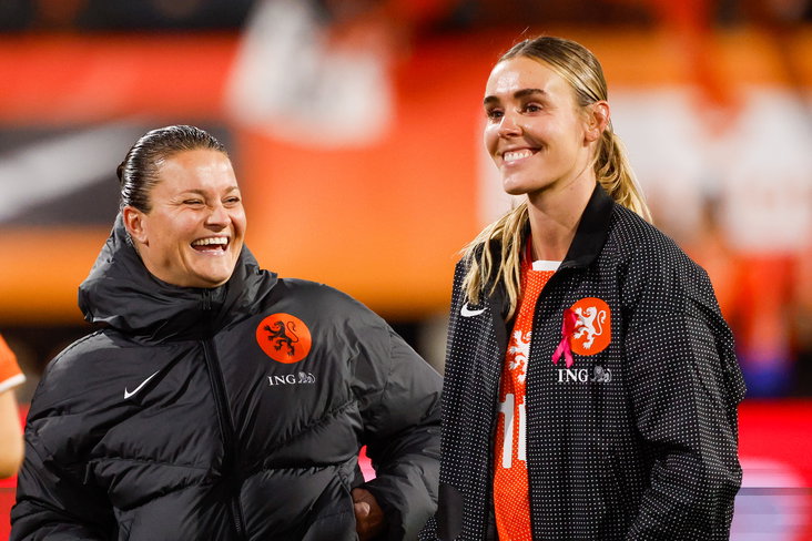Sherida Spitse en Jill Roord