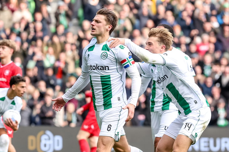 Stije Resink viert gelijkmaker tegen FC Twente