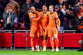 Donyell Malen, Tijjani Reijnders en Frenkie de Jong