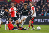 Feyenoord in de thuiswedstrijd tegen NEC