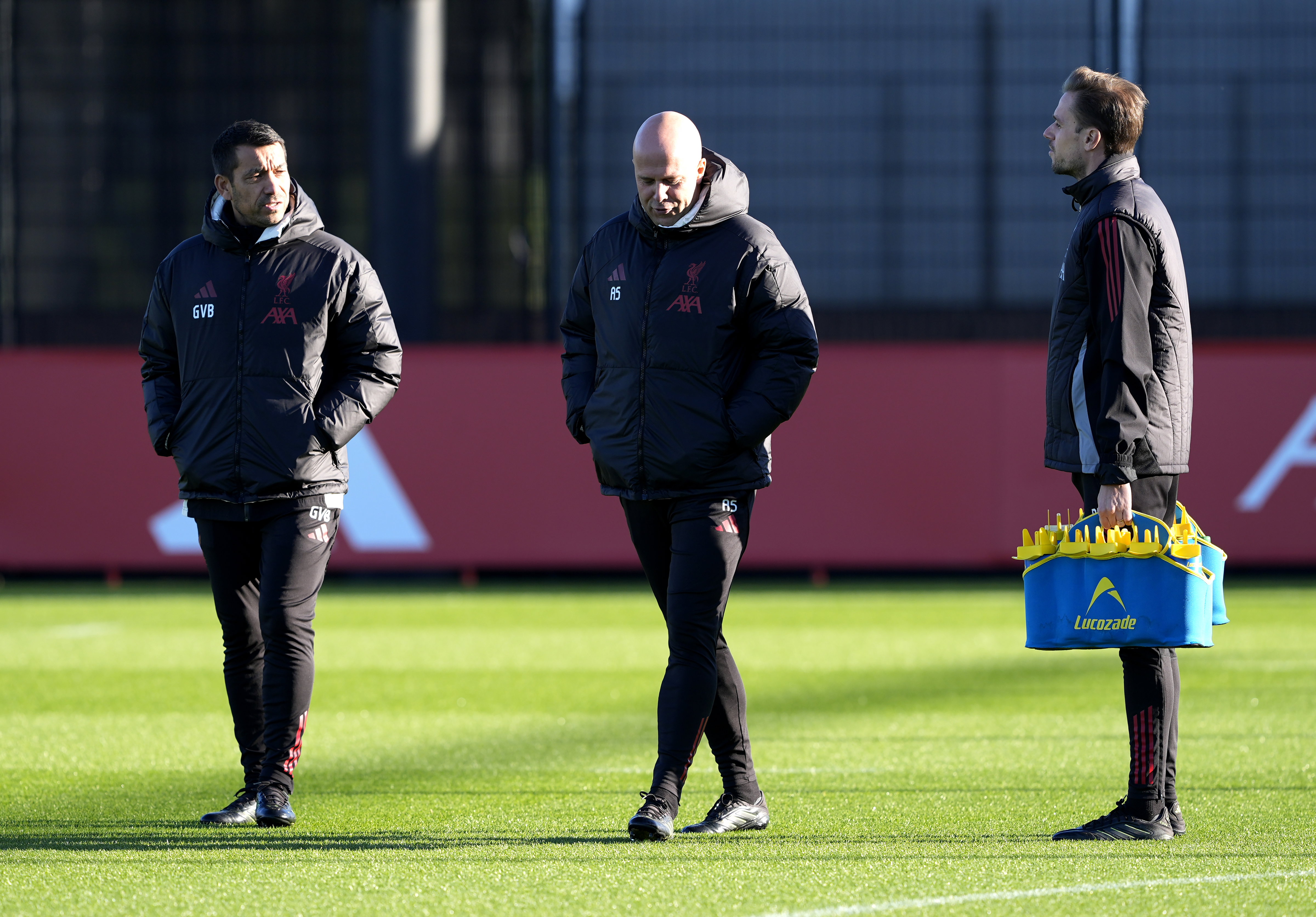 Giovanni van Bronckhorst en Arne Slot