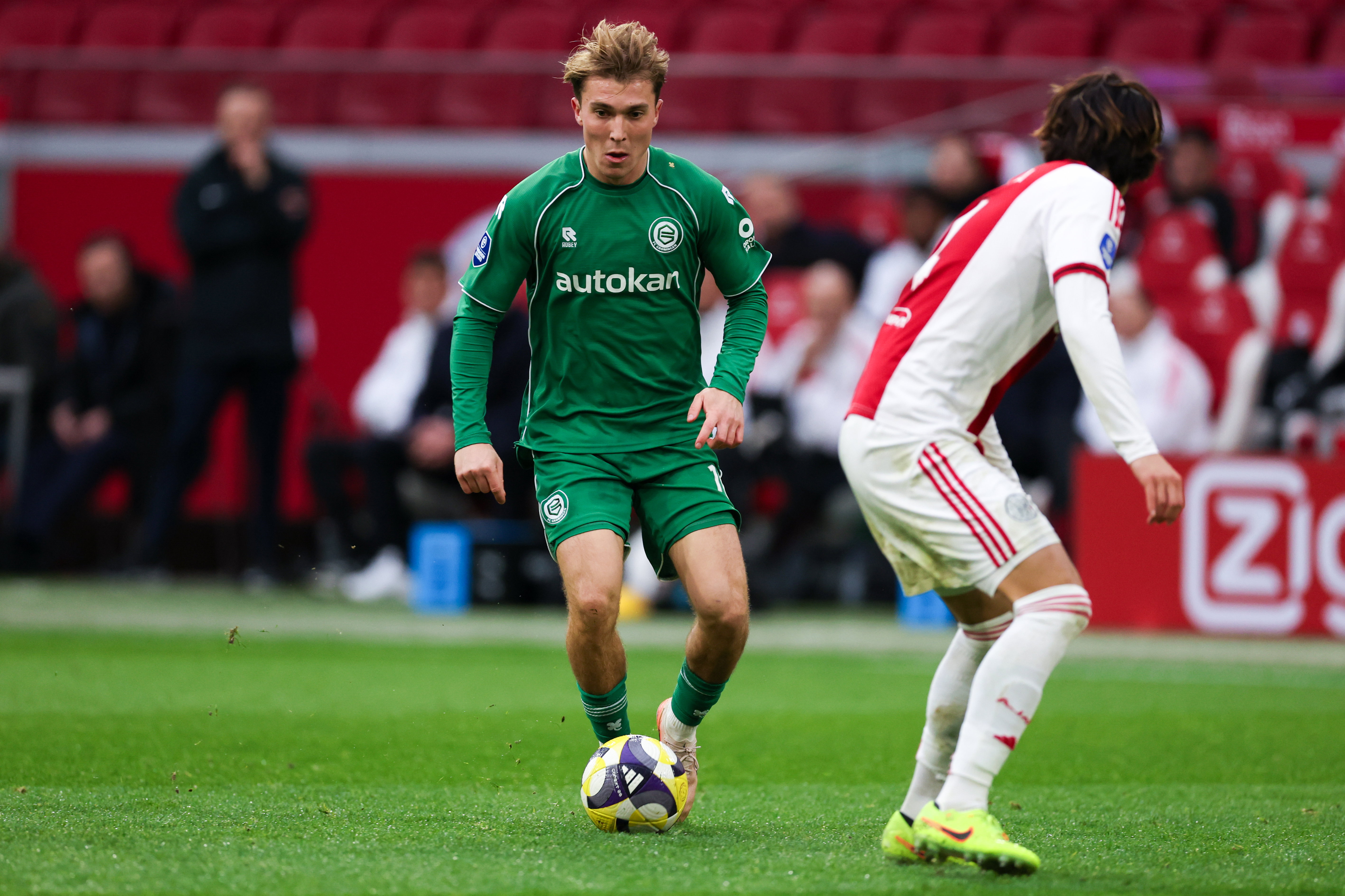 Ko Itakura namens Ajax tegen FC Groningen