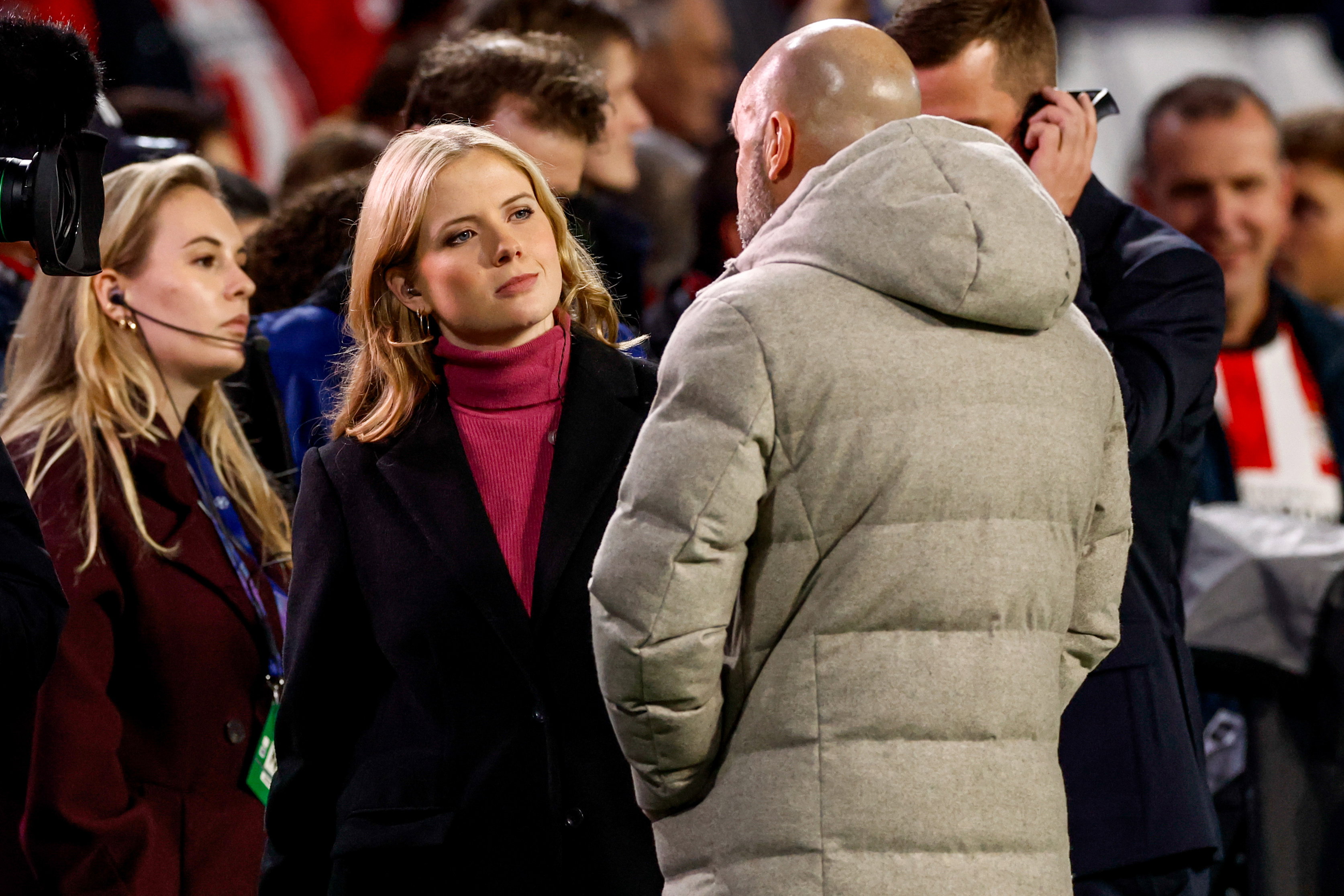 Noa Vahle in gesprek met Peter Bosz