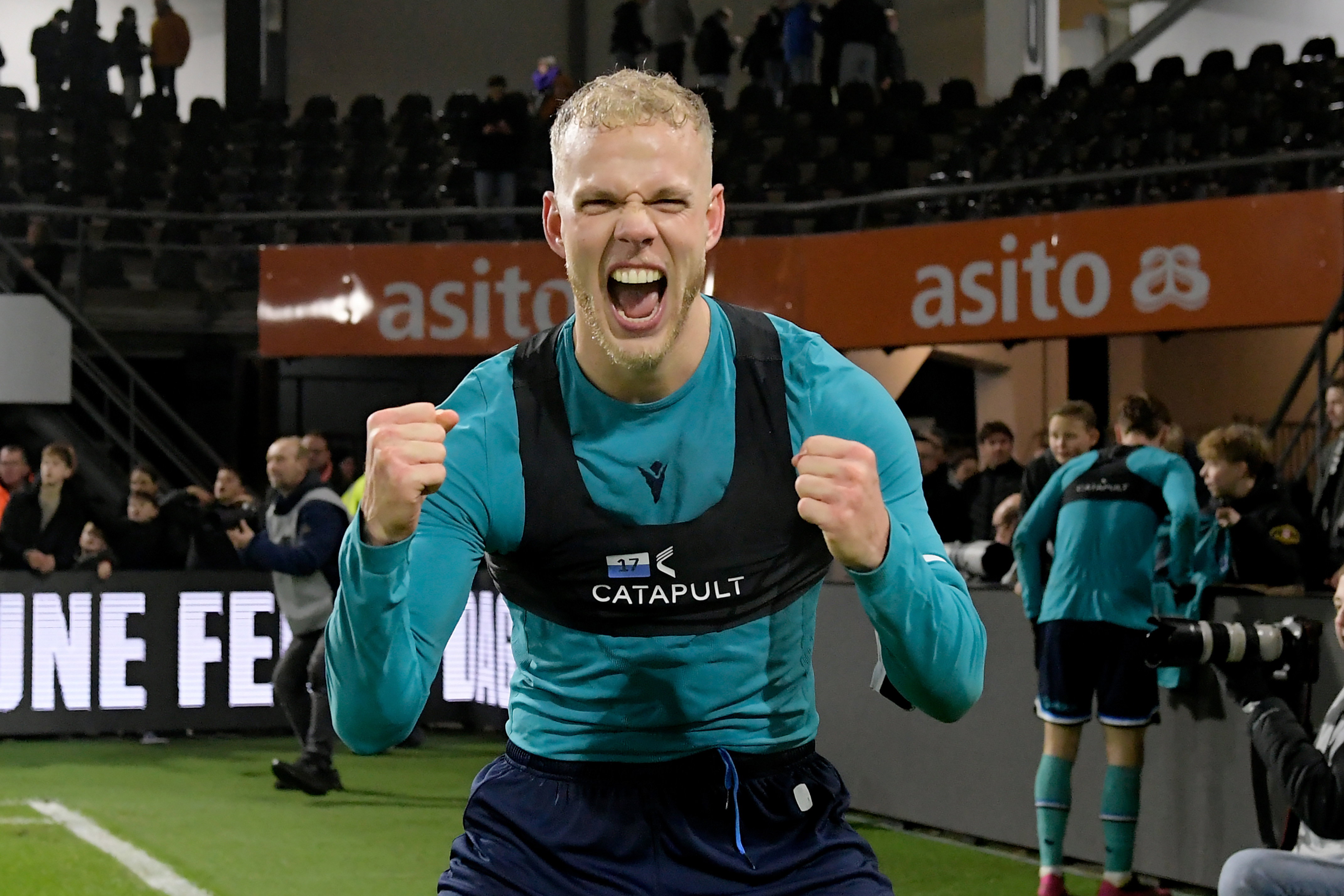 Luuk Brouwers juicht