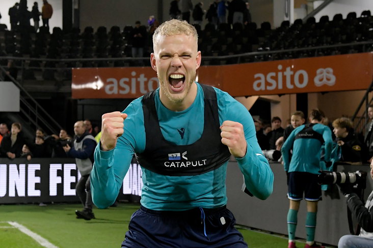 Luuk Brouwers juicht