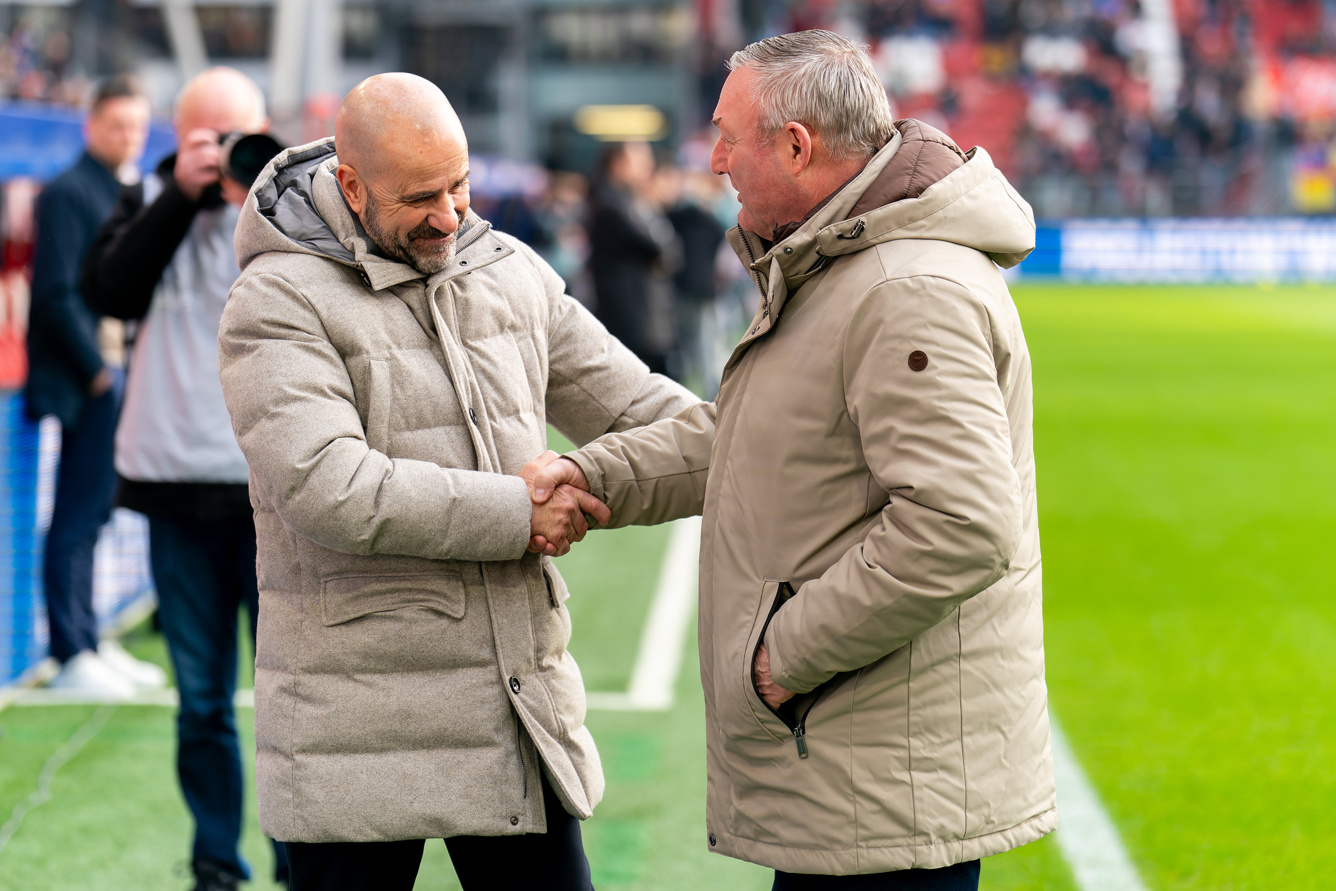Peter Bosz en Ron Jans