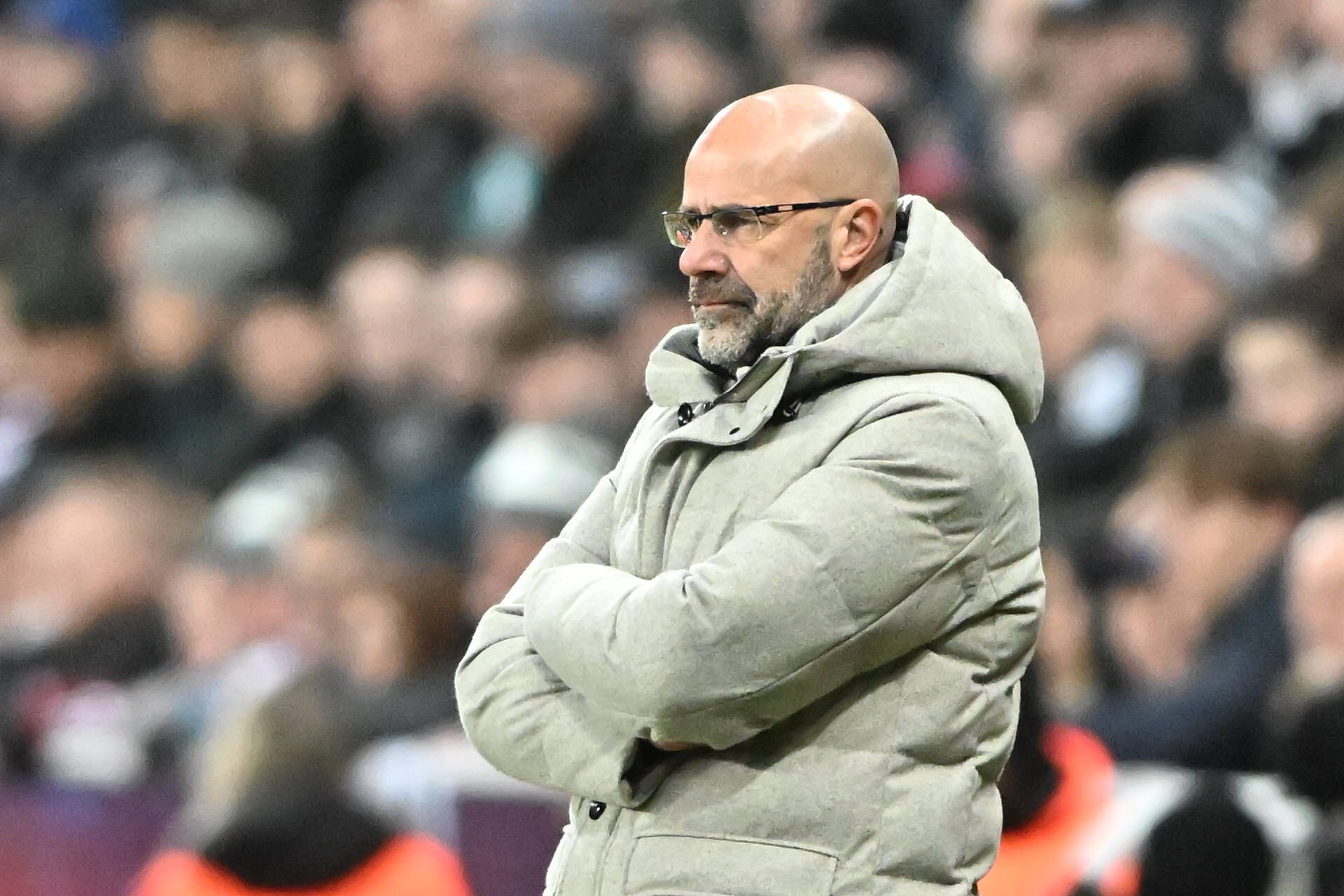 Peter Bosz tegen Newcastle United