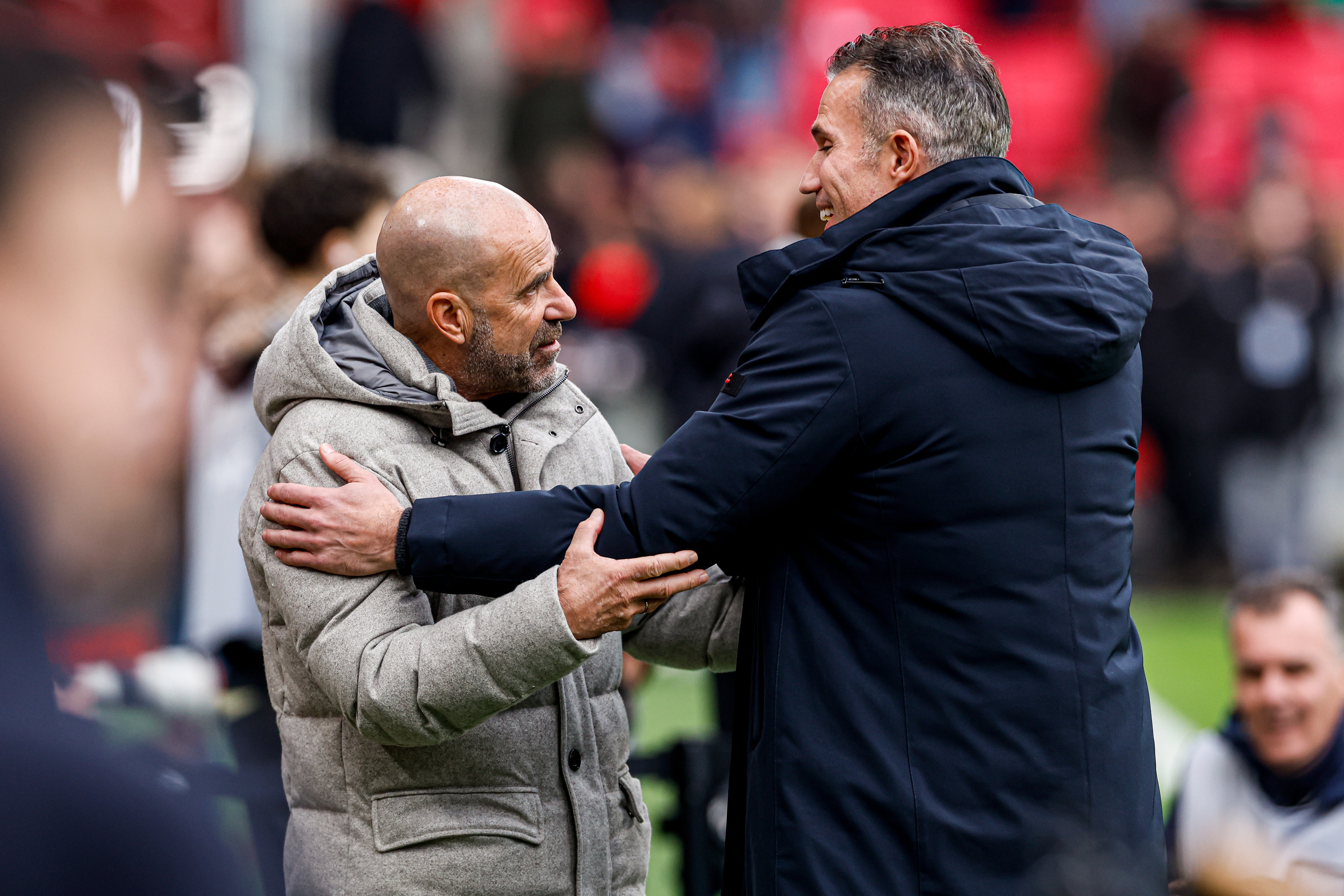 Peter Bosz en Robin van Persie