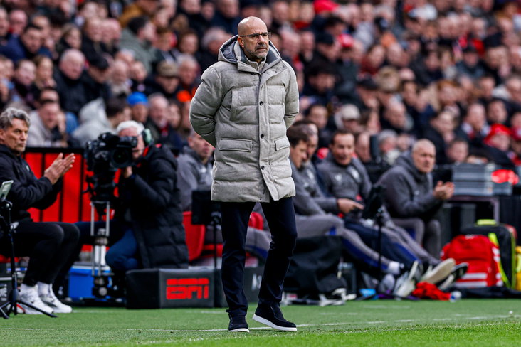 Peter Bosz tegen Feyenoord