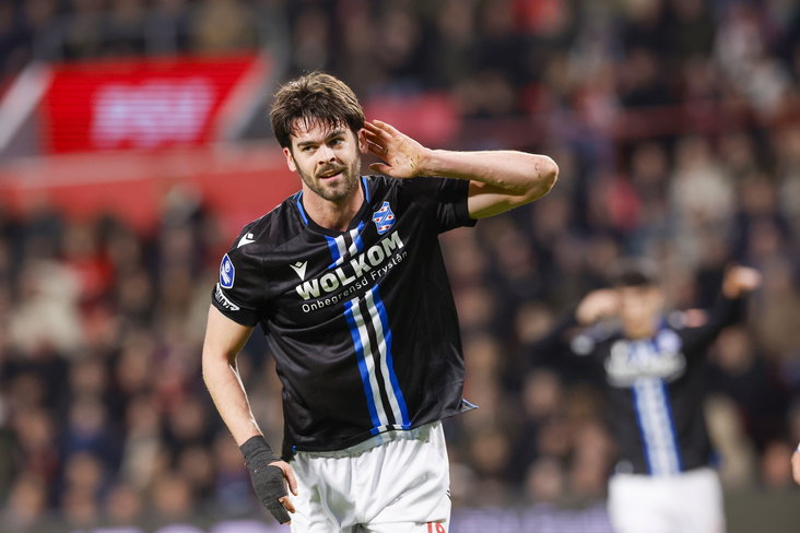 Lasse Nordås na zijn treffer tegen PSV