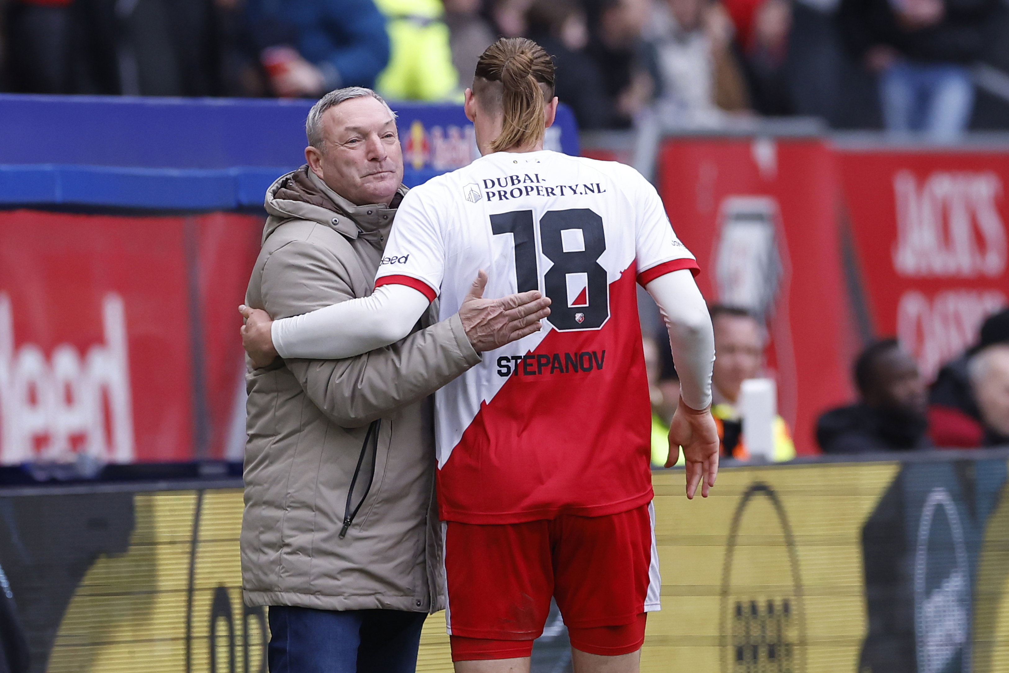 Ron Jans met Artem Stepanov