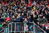 FC Twente-supporters vieren de zege