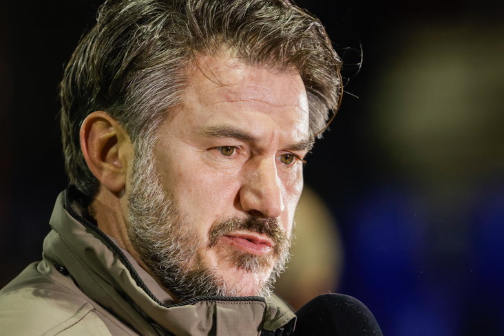 Carl Hoefkens tijdens Telstar - NAC Breda