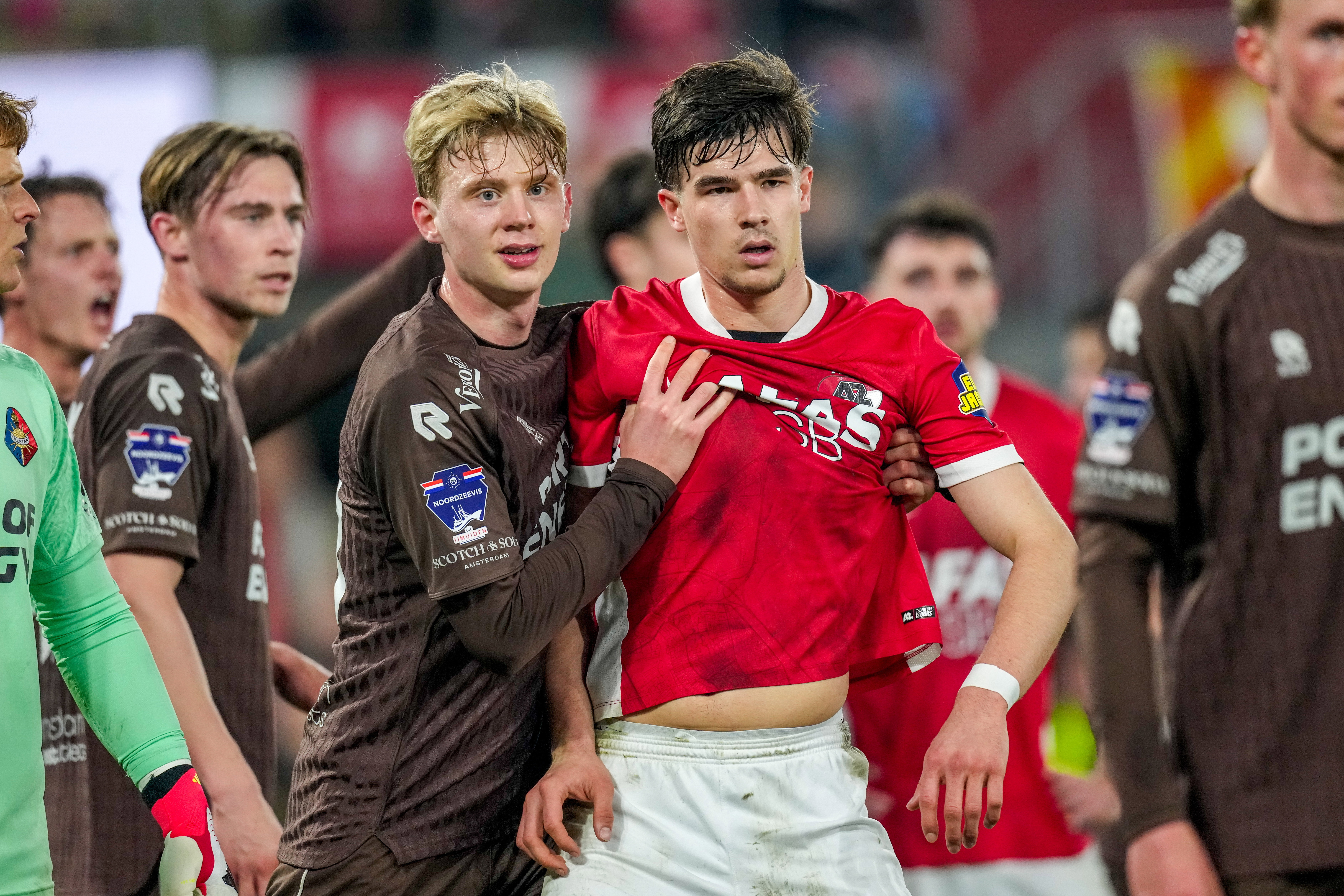 Cedric Hatenboer duelleert met Wouter Goes