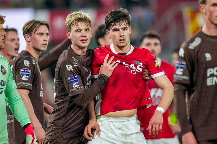 Cedric Hatenboer duelleert met Wouter Goes
