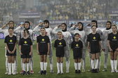 De speelsters van Iran op de Asian Cup