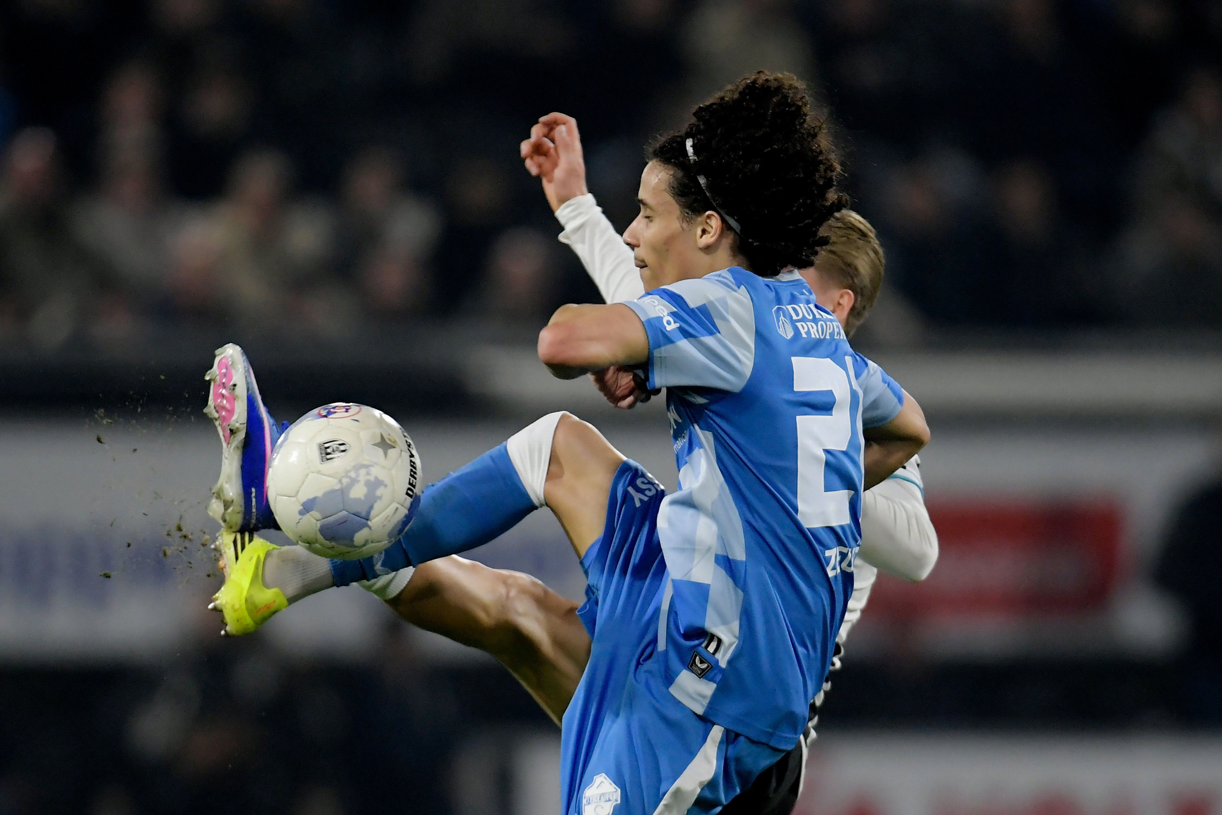 Gjivai Zechiël in actie