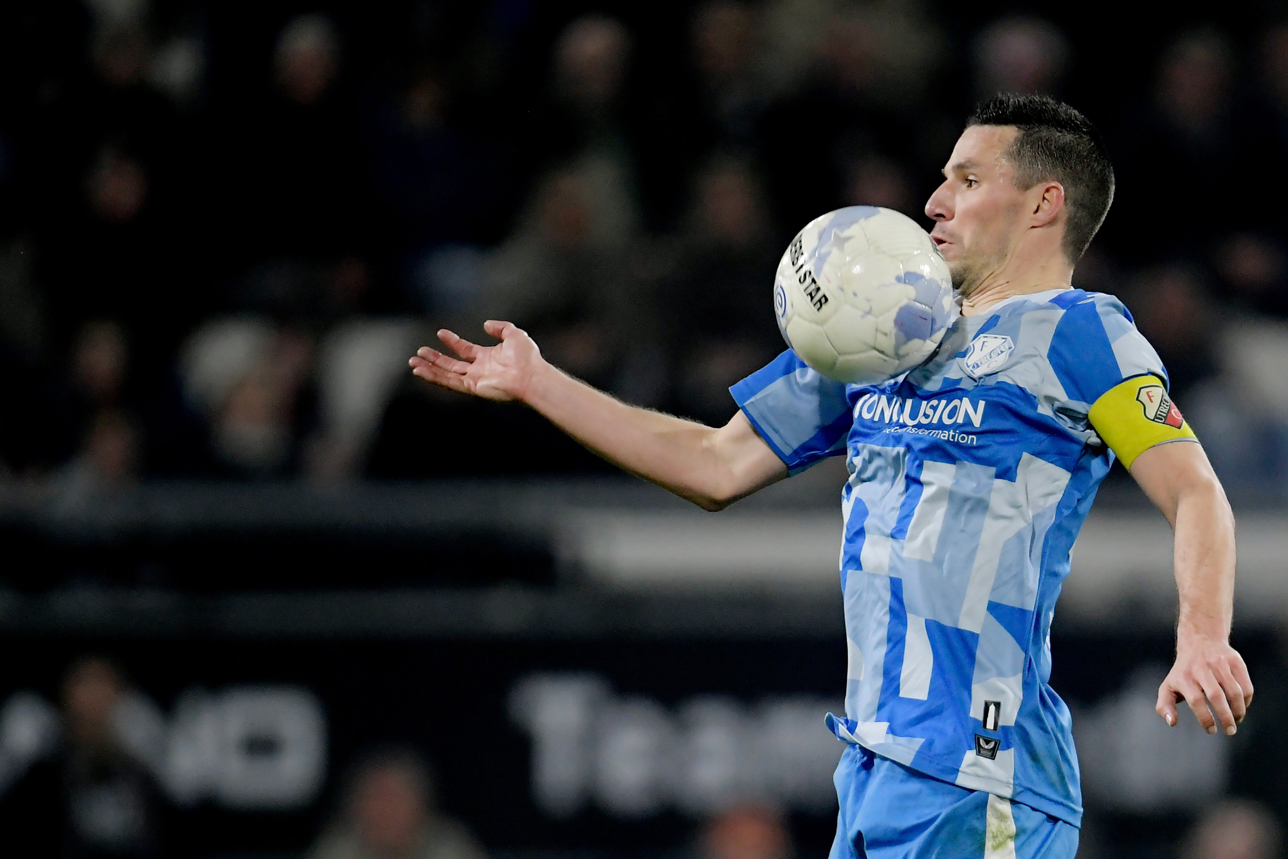 Nick Viergever tijdens Heracles Almelo - FC Utrecht