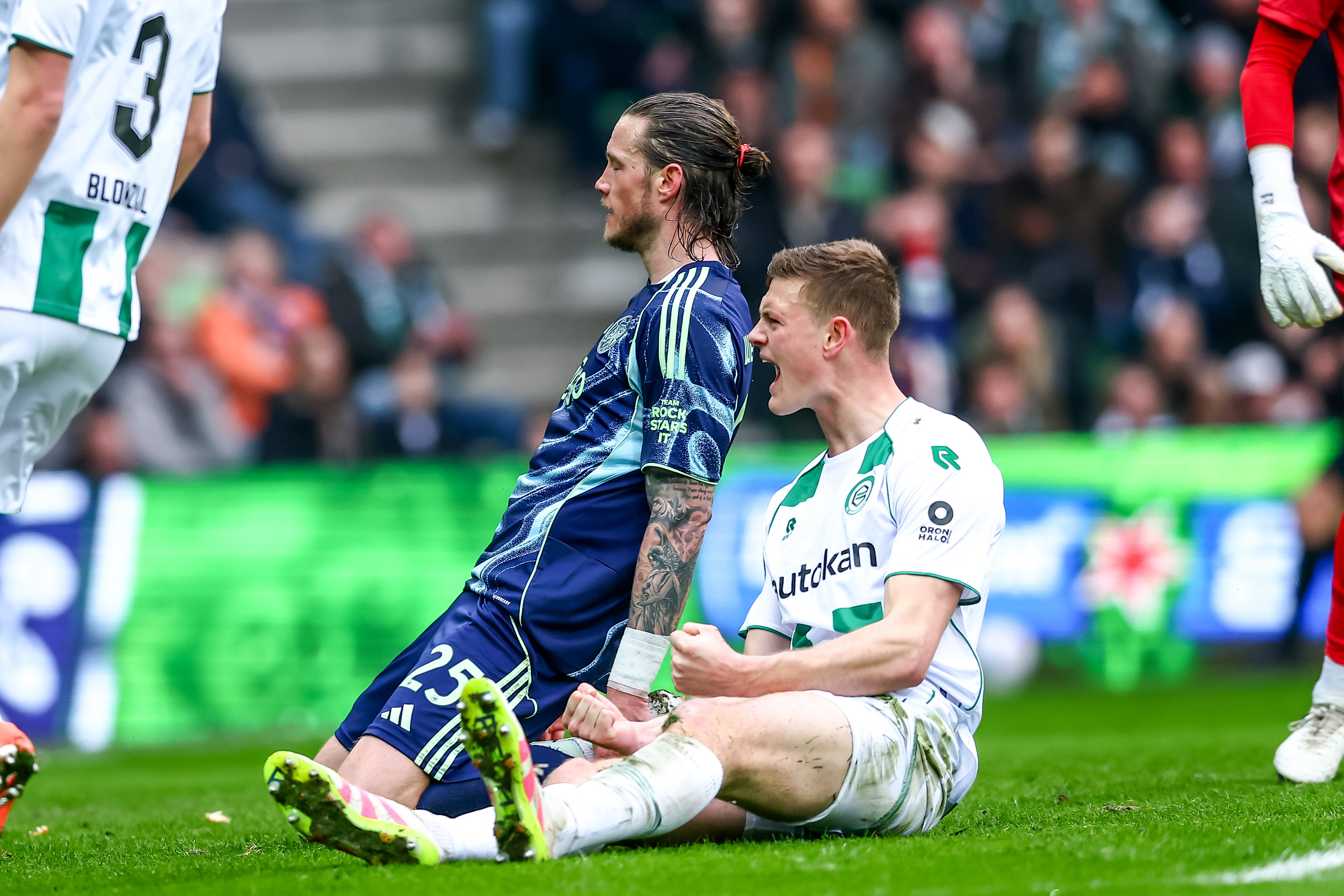 Dies Janse juicht tegen Ajax