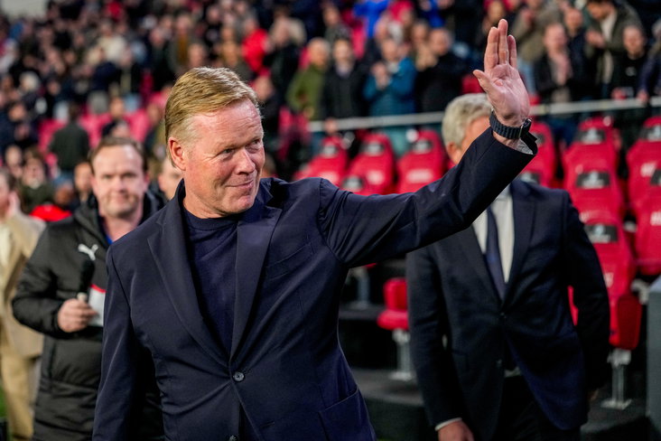 Ronald Koeman in het Philips Stadion