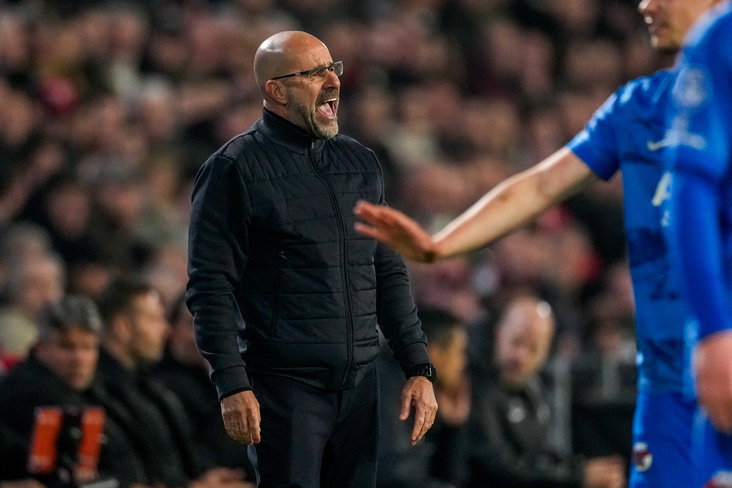 Peter Bosz reageert op het gedrag van Wouter Goes