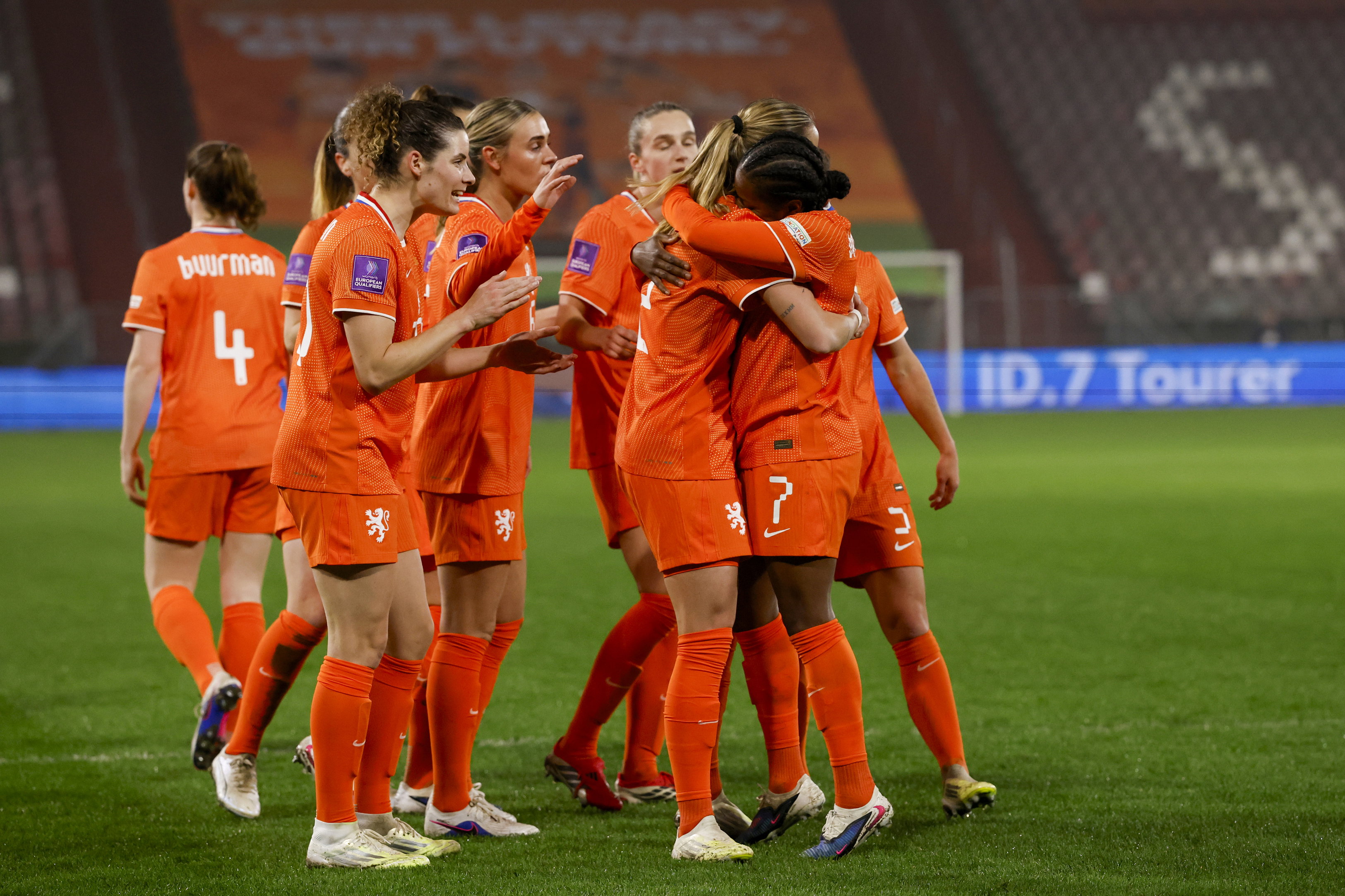 De OranjeLeeuwinnen juichen